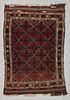 Antique Belouch Mixed Weave Rug: 2'6" x 3'7" (76 x 109 cm)