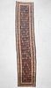 Antique Caucasian Rug: 3'4" x 14'10" (102 x 452 cm)