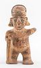 Pre-Columbian Manner Polychrome Pottery Figure