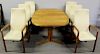 Midcentury Dyrlund Danish Dining Set with 6 Chairs