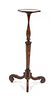A Dutch Marquetry Candle Stand Height 37 1/4 inches.