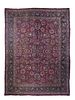 Vintage Mashad Rug, 9'8" x 13'5" ( 2.95 x 4.10 M )