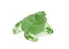 A Lalique Green Crystal Crystal Gregoire Toad Length 4 inches.