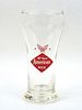 1957 American All Grain Beer 5½ Inch Tall Bulge Top ACL Drinking Glass Baltimore, Maryland