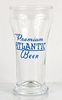 1944 Atlantic Premium Beer 5½ Inch Tall Bulge Top ACL Drinking Glass Atlanta, Georgia