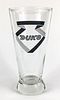1970 Duke Beer 6 Inch Tall Bulge Top ACL Drinking Glass Pittsburgh, Pennsylvania