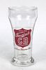 1956 Fauerbach CB Beer 5½ Inch Tall Bulge Top ACL Drinking Glass Madison, Wisconsin