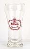 1952 Mitchell's Premium Beer 5⅔ Inch Tall Bulge Top ACL Drinking Glass El Paso, Texas