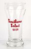 1952 Southern Select Beer 6 Inch Tall Bulge Top ACL Drinking Glass Galveston, Texas