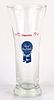 1962 Pabst Blue Ribbon Beer 7¼ Inch Tall Flare Top ACL Drinking Glass Milwaukee, Wisconsin