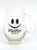 1962 Pfeiffer Beer 5¼ Inch Tall Glass Mugs Detroit, Michigan