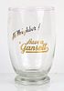 1952 Narraganset Beer 4½ Inch Tall ACL Drinking Glass Providence, Rhode Island