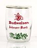 1954 Budweiser Beer 3¼ Inch Tall Barrel Glass Saint Louis, Missouri