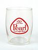 1970 Pearl Fine Lager Beer 3¼ Inch Tall Barrel Glass San Antonio, Texas