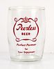 1952 Peerless Beer 3¼ Inch Tall Barrel Glass La Crosse, Wisconsin