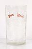 1934 Fox Head Beer 4 Inch Tall Straight Sided ACL Drinking Glass Waukesha, Wisconsin