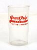 1940 Grand Prize Beer 4¼ Inch Tall Straight Sided ACL Drinking Glass Houston, Texas