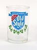1964 Heileman's Old Style Beer 3½ Inch Tall Straight Sided ACL Drinking Glass La Crosse, Wisconsin