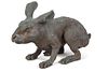 A Bronze Model of a Hare Height 11 inches.