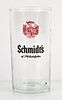 1971 Schmidt's Of Philadelphia Beer 4¾ Inch Tall Straight Sided ACL Drinking Glass Philadelphia, Pennsylvania