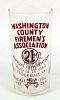 1960 Stoney's Beer Washington Co. Firemen's Assoc. ACL Glass Smithton, Pennsylvania