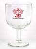 1971 Jax Beer 6 Inch Tall Thumbprint ACL Glass Goblet New Orleans, Louisiana