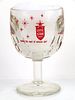 1962 Lone Star Beer 6 Inch Tall Thumbprint ACL Glass Goblet San Antonio, Texas
