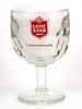 1964 Lone Star Beer 6 Inch Tall Thumbprint ACL Glass Goblet San Antonio, Texas