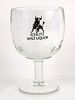 1972 Schlitz Malt Liquor (black) 6 Inch Tall Thumbprint ACL Glass Goblet Milwaukee, Wisconsin