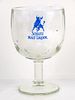 1977 Schlitz Malt Liquor (blue) 6 Inch Tall Thumbprint ACL Glass Goblet Milwaukee, Wisconsin