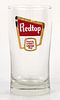 1953 Redtop Beer 5 Inch Tall ACL Drinking Glass Cincinnati, Ohio