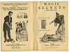 [Houdini, Harry] Martinka and Company Catalog. New York, 1919. Illustrated catalog for Martinka & Co