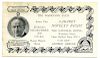 Houdini, Harry. The MagiciansН Club 1926 Invitation. For Sunday, October 10, 1926. Invitation and ti