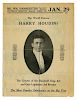 Houdini, Harry. Victoria Theatre Handcuff King Program. New York: Empire City Job Print, January 29,