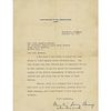 Madame Chiang Kai-shek Typed Letter Signed