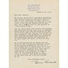 Eleanor Roosevelt Typed Letter Signed