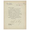 Calvin Coolidge Typed Letter Signed as President
