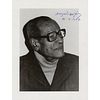 Naguib Mahfouz Signed Photograph