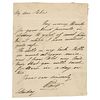 William Edward Parry Autograph Letter Signed