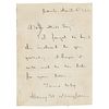 Henry Wadsworth Longfellow Autograph Letter Signed