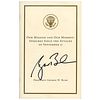 George W. Bush Signed Booklet