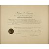 Harry S. Truman Document Signed as President