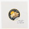 Fred Haise Signed Beta Patch