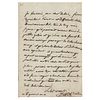 Jacques-Louis David Autograph Letter Signed