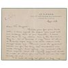 Eugene O&#39;Neill Autograph Letter Signed