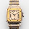 Cartier Santos Galbée Two-tone Wristwatch