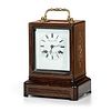 Boullework Marquetry and Rosewood Carriage Clock