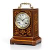 French Inlaid Rosewood Carriage Clock