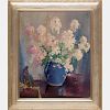 Frank H. Desch (1877-1924) Still Life with Flowers, Oil on canvas,