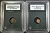 LOT OF 2 ANCIENT COINS: